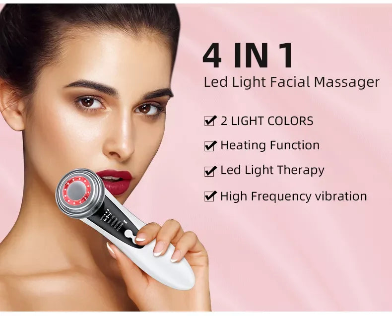 2PCS/3PCS Facial Massager Skin Care Tools 4 in 1 RF EMS Multifunction Firm Device Skin Rejuvenation Wrinkle Removal