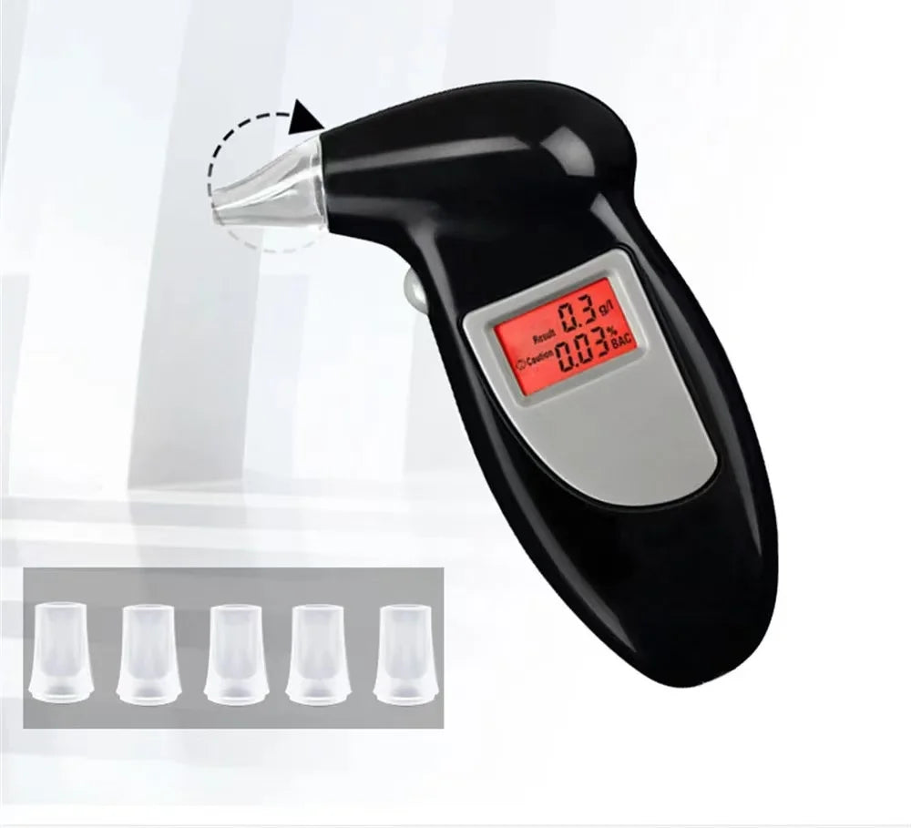 Birds Beak Vehicle Breathalyzer Blowing Digital Display Portable Drink-driving Breathalyzer Detector For Vehicle