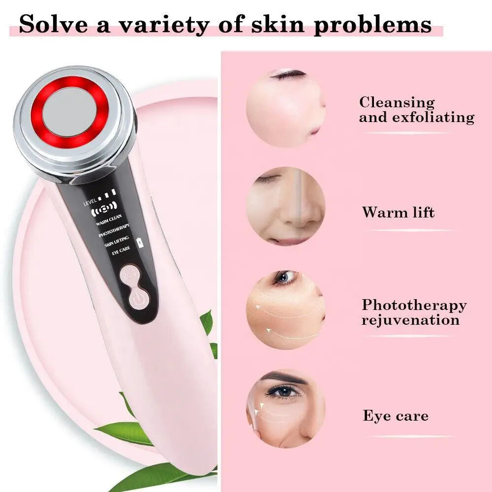 2PCS/3PCS Facial Massager Skin Care Tools 4 in 1 RF EMS Multifunction Firm Device Skin Rejuvenation Wrinkle Removal