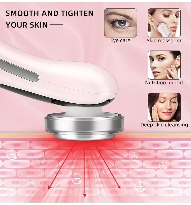 2PCS/3PCS Facial Massager Skin Care Tools 4 in 1 RF EMS Multifunction Firm Device Skin Rejuvenation Wrinkle Removal