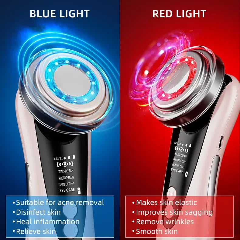2PCS/3PCS Facial Massager Skin Care Tools 4 in 1 RF EMS Multifunction Firm Device Skin Rejuvenation Wrinkle Removal