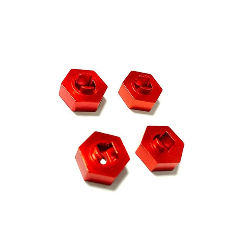 New Metal Upgrade Parts Kit Caster Block Steering Blocks Suspension Arm For Traxxas Latrax Teton 1/18 RC Car Red Parts