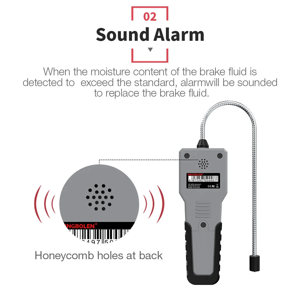 12V Auto Brake Fluid Tester Digital Car Brake Oil Tool BF200 DOT3 DOT4 DOT5.1 LED Indicator check Display Auto Oil Tool PK BF100