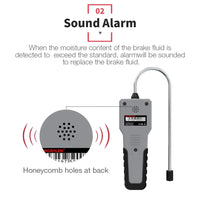 12V Auto Brake Fluid Tester Digital Car Brake Oil Tool BF200 DOT3 DOT4 DOT5.1 LED Indicator check Display Auto Oil Tool PK BF100