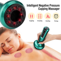 Chinese Electric Suction Cupping Set Beauty Massager Glass Jars Anti Cellulite Cupping Vacuum Slimming Guasha