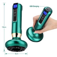 Chinese Electric Suction Cupping Set Beauty Massager Glass Jars Anti Cellulite Cupping Vacuum Slimming Guasha