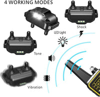 VIP Electric Dog Training Collar Waterproof Dog Bark Collar Pet With Remote Control Rechargeable Anti Barking Device Equipment