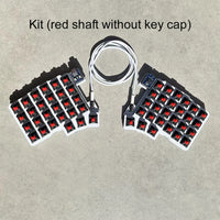 Split Keyboard Wired Ergonomics Keyboard Hot Swap Split-layout Keyboard Support QMK/VIAL Customized PC Gamer Accessories