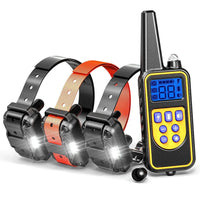 VIP Electric Dog Training Collar Waterproof Dog Bark Collar Pet With Remote Control Rechargeable Anti Barking Device Equipment