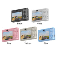 2.4 Inch Kids Digital Camera 1080P 48MP Retro Students Camera 8 X Zoom Compact Camera Camcorder for Beginner Photography