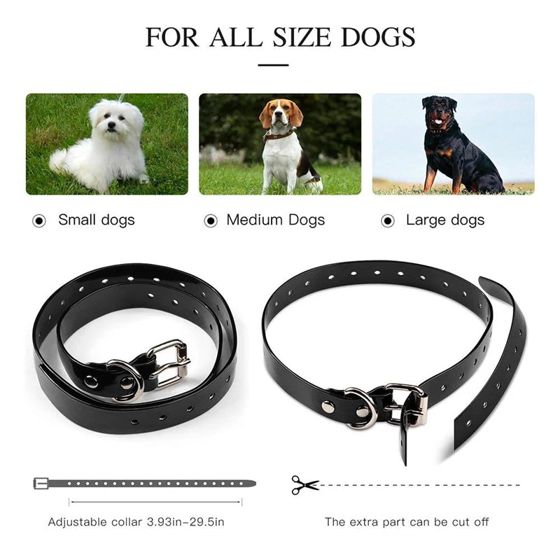 VIP Electric Dog Training Collar Waterproof Dog Bark Collar Pet With Remote Control Rechargeable Anti Barking Device Equipment