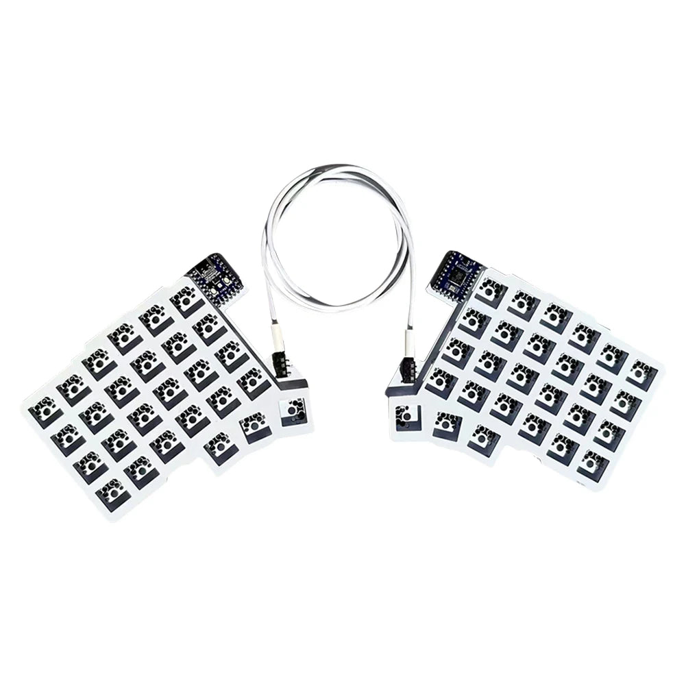 Split Keyboard Wired Ergonomics Keyboard Hot Swap Split-layout Keyboard Support QMK/VIAL Customized PC Gamer Accessories