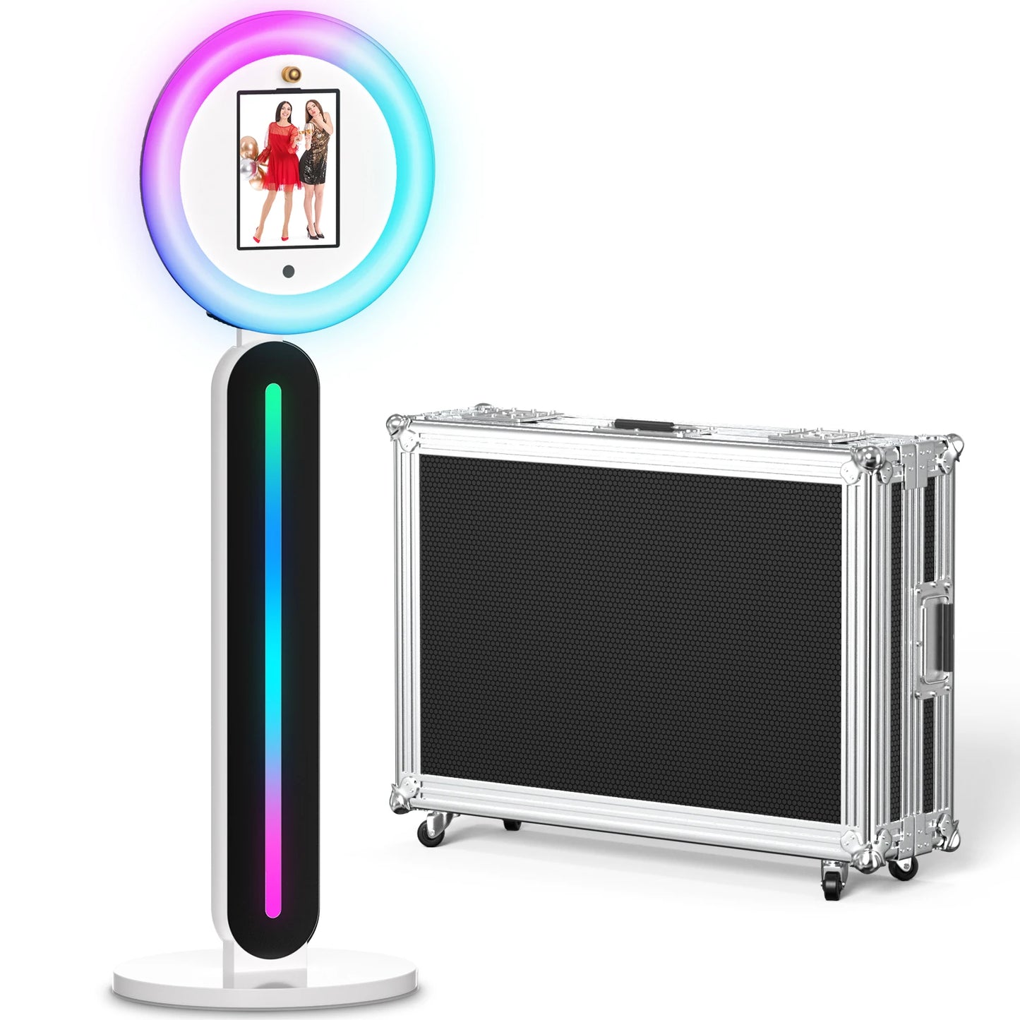 Selfie Stand Photo Booth Machine ipad Photobooth compatible for 10.2-12.9inch ipad  Photo Booth Stand Machine for Party Wedding