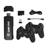 4K HD Wireless Controllers 40000+ Games 2.4G Arcade Console Support TF Card Expansion TV Mini Game Console Max 256GB for PS1
