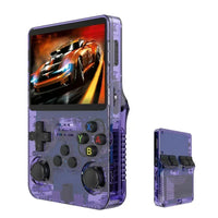 Open Source R36S Retro Handheld Video Game Console Linux System 3.5 Inch IPS Screen Portable Pocket Video Player R36S 64GB Games