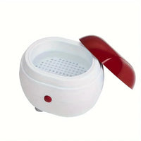 Retainer Cleaner Box & Mouth Guard Cleaner - Ultrasonic Sonic Cleaning Device, Compact for Travel & Ideal Oral Care Gift for Par