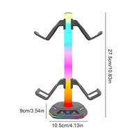For Playstation5 Controller Holder Earphone Hanger Accessories Gaming RGB Headphone Stand for Desktop Gamer PS4 Xbox PS5 Gamepad