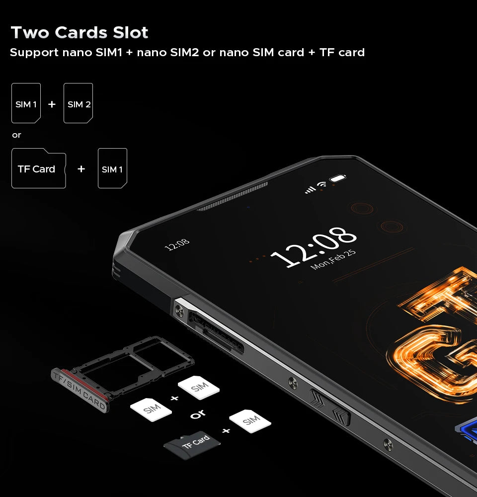 Global Version DOOGEE Blade GT Ultra 5G Rugged Phone 16GB RAM 512GB ROM