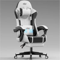 HLDIRECT Gaming Chair, Video Game Chair, Gamer Computer Chair, Ergonomic Gaming Chairs for Adults with Headrest and Lumbar Suppo