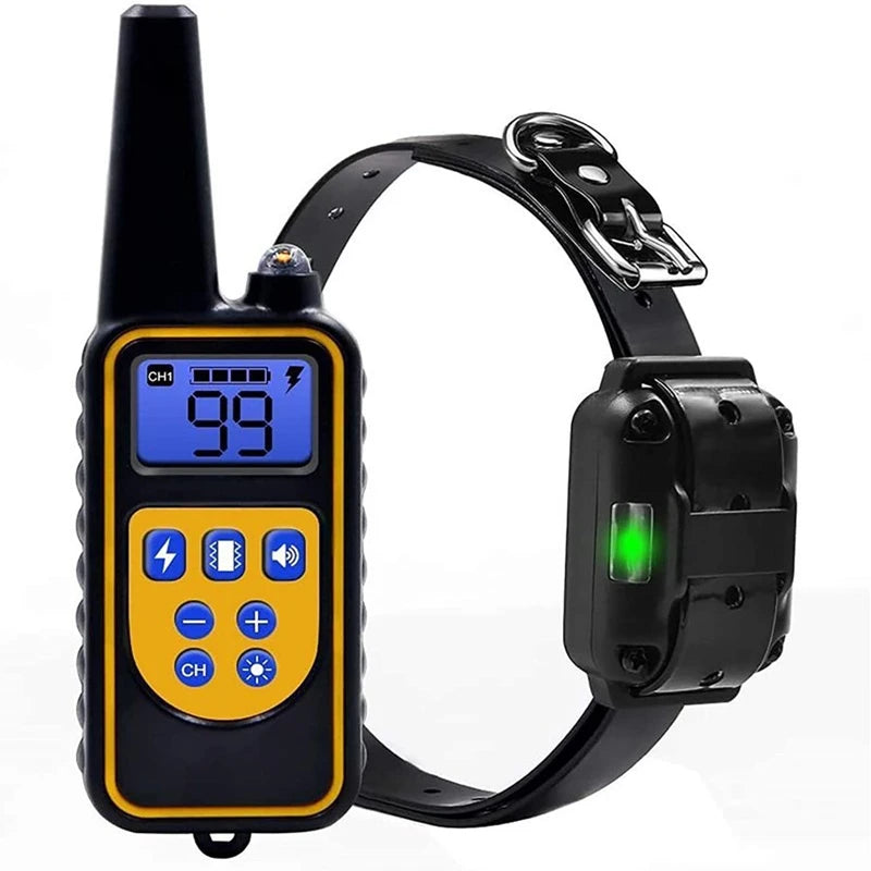 VIP Electric Dog Training Collar Waterproof Dog Bark Collar Pet With Remote Control Rechargeable Anti Barking Device Equipment
