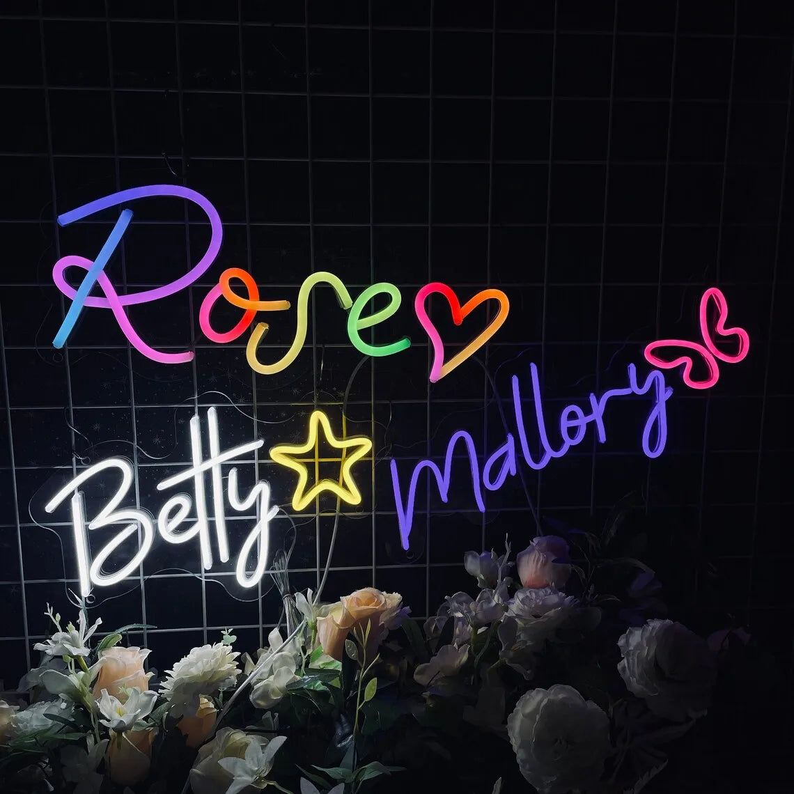 Neon sign custom Can Personalized RGB Neon Sign For Wedding Wall Decorations Birthday Bar Party Name Neon Signs Business Logo