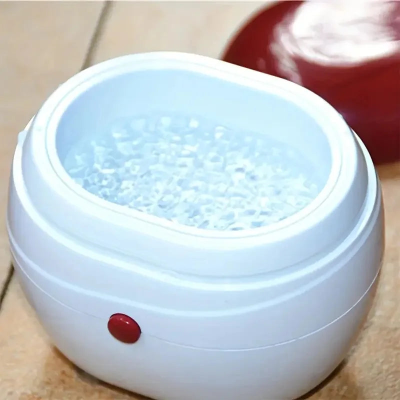 Retainer Cleaner Box & Mouth Guard Cleaner - Ultrasonic Sonic Cleaning Device, Compact for Travel & Ideal Oral Care Gift for Par