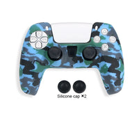 DATA FROG Camo Protective Skin Cover For SONY Playstation 5 Silicone Case Grip for PS5 Controller Accessories