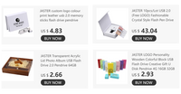 JASTER Wooden Block USB 3.0 Flash Drive Red Wood Pendrive 4GB 8GB 16GB 32GB 64GB 128GB Memory Stick U Disk Gift