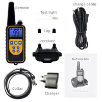 VIP Electric Dog Training Collar Waterproof Dog Bark Collar Pet With Remote Control Rechargeable Anti Barking Device Equipment