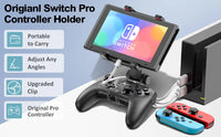 Adjustable Switch Pro Controller Handle Bracket Game Accessories Gamepad Clip Clamp Holder Mount