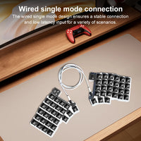 Split Keyboard Wired Ergonomics Keyboard Hot Swap Split-layout Keyboard Support QMK/VIAL Customized PC Gamer Accessories