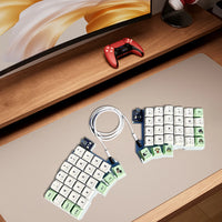 Split Keyboard Wired Ergonomics Keyboard Hot Swap Split-layout Keyboard Support QMK/VIAL Customized PC Gamer Accessories