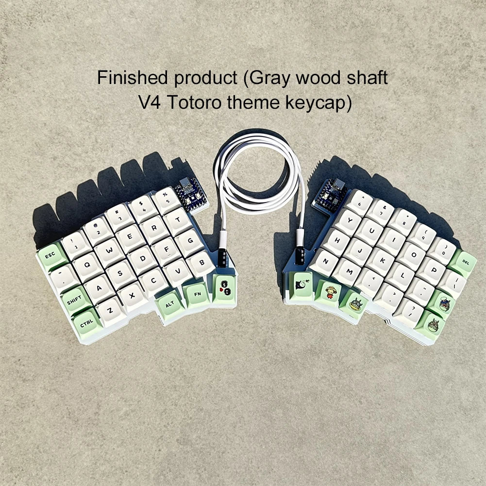 Split Keyboard Wired Ergonomics Keyboard Hot Swap Split-layout Keyboard Support QMK/VIAL Customized PC Gamer Accessories