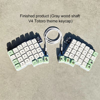 Split Keyboard Wired Ergonomics Keyboard Hot Swap Split-layout Keyboard Support QMK/VIAL Customized PC Gamer Accessories