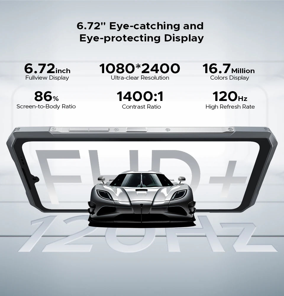 Global Version DOOGEE Blade GT Ultra 5G Rugged Phone 16GB RAM 512GB ROM