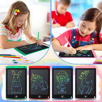 2/4Pcs LCD Writing Tablet Doodle Pad for Kids 12Inch LCD Drawing Board Colorful Reusable Writing Tablet for Educational Toy Gift
