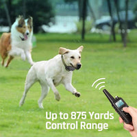 VIP Electric Dog Training Collar Waterproof Dog Bark Collar Pet With Remote Control Rechargeable Anti Barking Device Equipment
