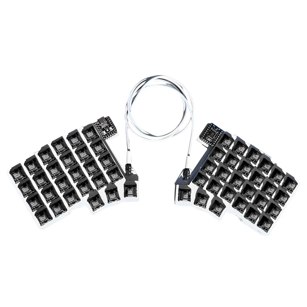 Split Keyboard Wired Ergonomics Keyboard Hot Swap Split-layout Keyboard Support QMK/VIAL Customized PC Gamer Accessories