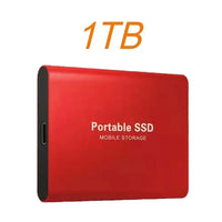External Hard Drive SSD 4TB - USB 3.0 Solid Disk Fast Transfer Shockproof Large Backup Plug & Play Compatible with Mac/PC/Phones