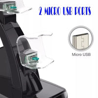 For PS4 Controller Charger LED Charging Stand Holder Dock Station Cradle for Sony Playstation 4 / PS4 Pro /PS4 Slim Accessories