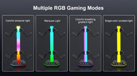 For Playstation5 Controller Holder Earphone Hanger Accessories Gaming RGB Headphone Stand for Desktop Gamer PS4 Xbox PS5 Gamepad