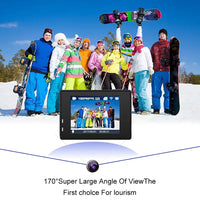 4K Action Camera A1 Ultra HD WiFi 12MP 2" LCD 30M Waterproof 170D Remote Control Helmet Bicycle Video Camera Outdoor Sport Cam
