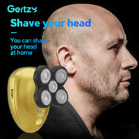 Men's 5-in-1 electric shaver with 5 rotating blades, USB charging, multifunctional personal beauty set