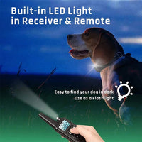 VIP Electric Dog Training Collar Waterproof Dog Bark Collar Pet With Remote Control Rechargeable Anti Barking Device Equipment