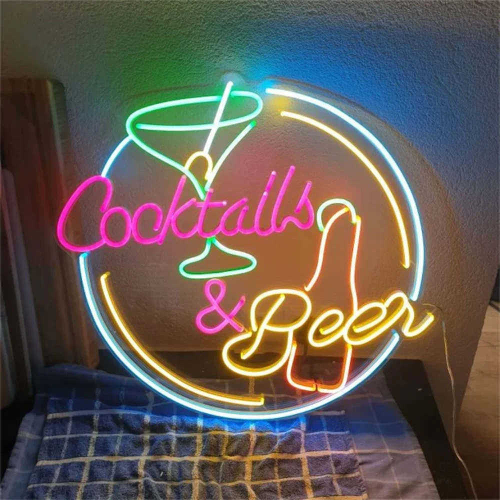 Neon sign custom Can Personalized RGB Neon Sign For Wedding Wall Decorations Birthday Bar Party Name Neon Signs Business Logo