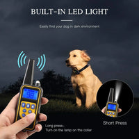 VIP Electric Dog Training Collar Waterproof Dog Bark Collar Pet With Remote Control Rechargeable Anti Barking Device Equipment