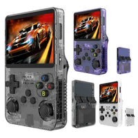Open Source R36S Retro Handheld Video Game Console Linux System 3.5 Inch IPS Screen Portable Pocket Video Player R36S 64GB Games