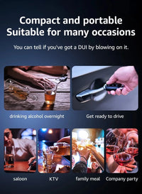 Alcotester Breath Alcohol Tester Breathalyzer Alcoholimetro Digital Detector for Home Display Drunk Driving Car Electronics