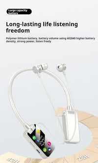 HD Screen HiFi Sound Neckband Long battery Life Wireless Bluetooth5.4 Headphones Earphones Sports Gamer Headsets Noise Reduction
